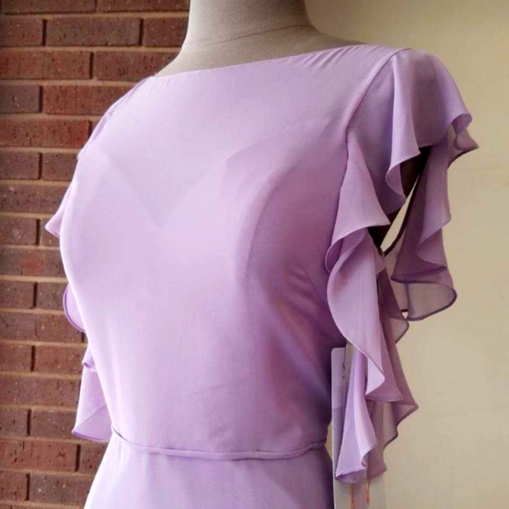 Morí Lee French lilac Dress (size 10)